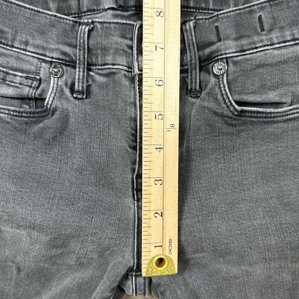 Madewell Women’s Size 26 Jeans Charcoal Grey Slim Fit Skinny Jeans High Rise - Picture 8 of 10